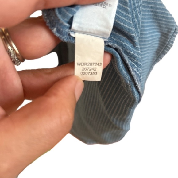 ✨SOLD✨ J.JILL Lake Port Striped A-Line Tencel Lyocell Midi Dress NWT - Size SP - Picture 11 of 12